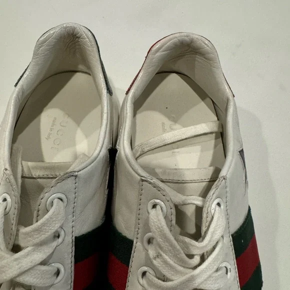 Authentic Gucci sneakers with stars design